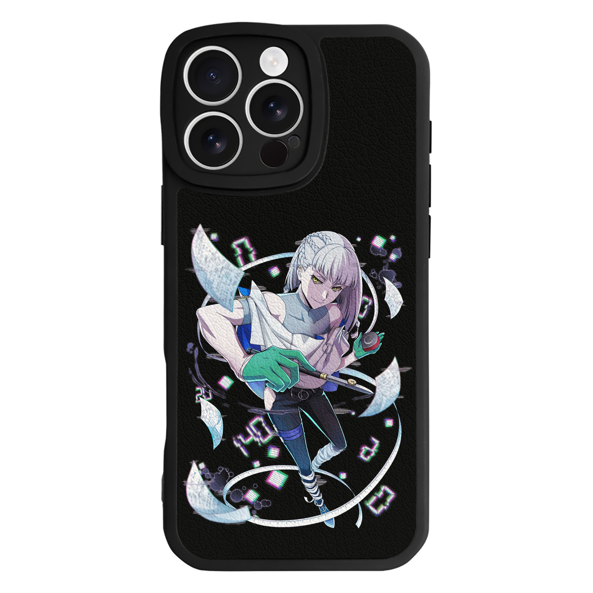 （画像用） 文豪ストレイドッグス Bungo Stray Dogs 【iPhone 16シリーズ対応】シリコンスマホケース（レザー調） 材質：シリコン